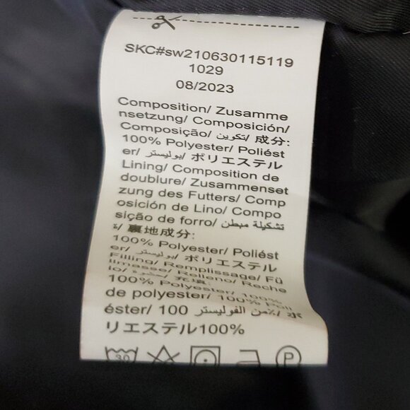 SHEIN Black Hooded Puffer Coat Size XL - Picture 7 of 8